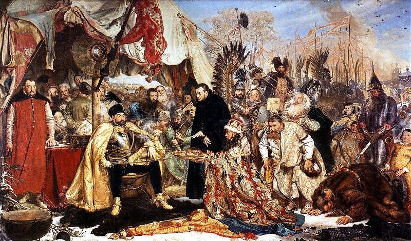 Jan Matejko Stephen Bethory at Pskov